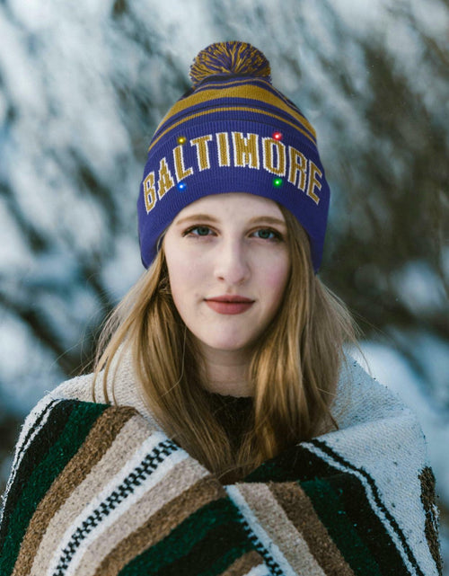 Load image into Gallery viewer, Vintage Classic Skull Cap Beanie LED Cuffed Winter Hat Knit Unisex

