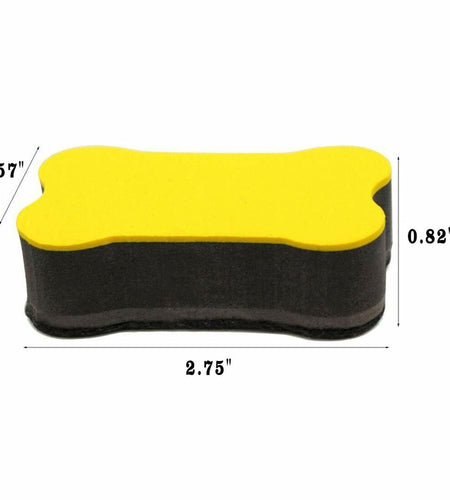 Calary Magnetic Small Whiteboard Dry Eraser Whiteboard Eraser White
