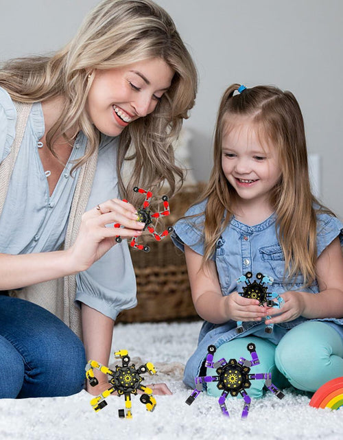Load image into Gallery viewer, 4pcs Deformation Fingertip Gyroscope Toys Stress Relief Fidget Toy Set

