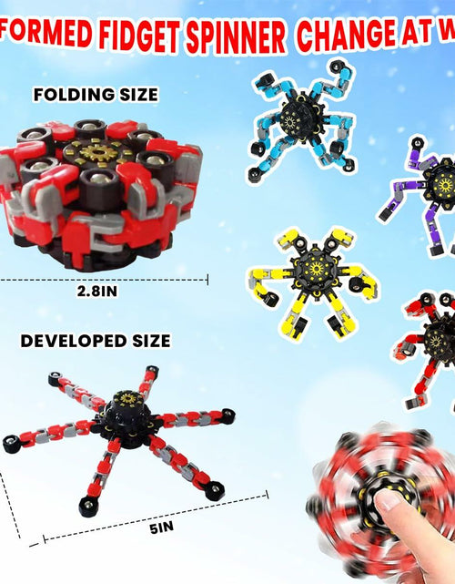 Load image into Gallery viewer, 4pcs Deformation Fingertip Gyroscope Toys Stress Relief Fidget Toy Set
