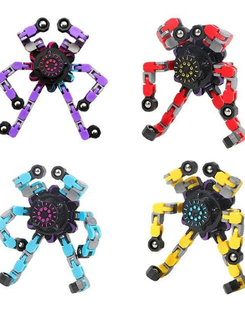 Load image into Gallery viewer, 4pcs Deformation Fingertip Gyroscope Toys Stress Relief Fidget Toy Set
