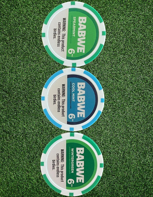 Load image into Gallery viewer, Generic Babwe ZYN Golf Ball Marker Poker Chip Style Cool Mint

