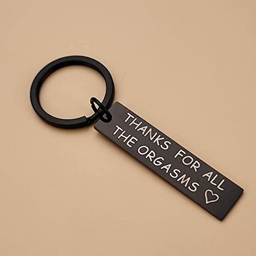 Load image into Gallery viewer, ShiQiao Couples Keychain Gift for Boyfriend Girlfriend Black Keyring

