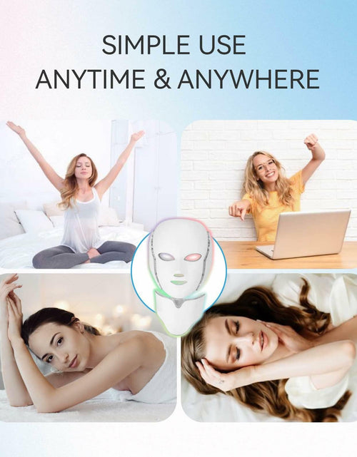 Load image into Gallery viewer, DELOO LED Facial Mask Device Seven-Colors Light Multi-Color Therapy
