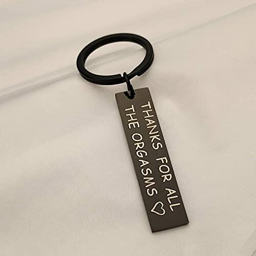 Load image into Gallery viewer, ShiQiao Couples Keychain Gift for Boyfriend Girlfriend Black Keyring
