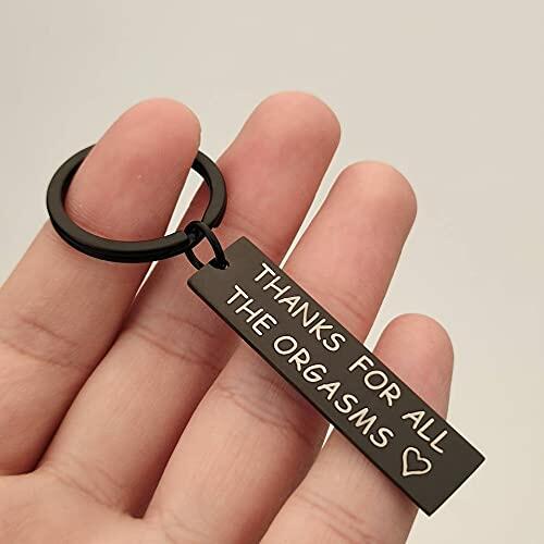 Load image into Gallery viewer, ShiQiao Couples Keychain Gift for Boyfriend Girlfriend Black Keyring
