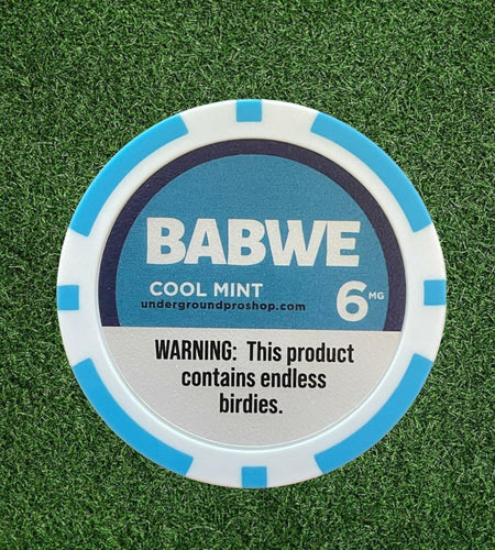 Generic Babwe ZYN Golf Ball Marker Poker Chip Style Cool Mint