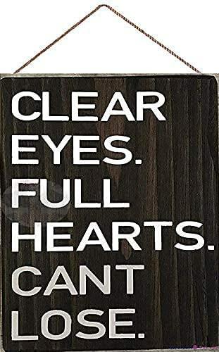 Load image into Gallery viewer, ELEtina Rustic Wooden Sign Friday Night Lights Quote 8x12 inch
