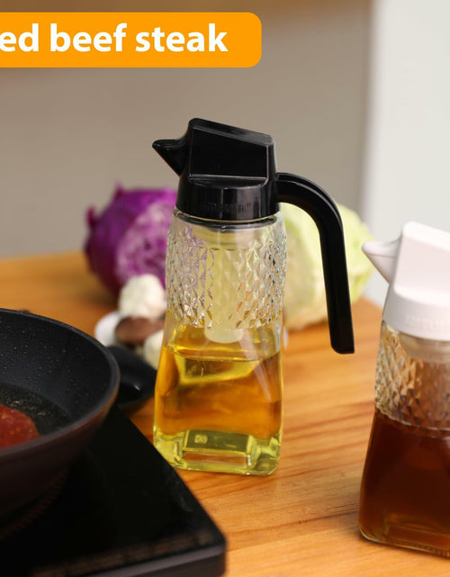 Load image into Gallery viewer, SMELHA Glass Olive Oil Dispenser Vinegar Bottle 9.2oz 270ml BPA Free Leakproof
