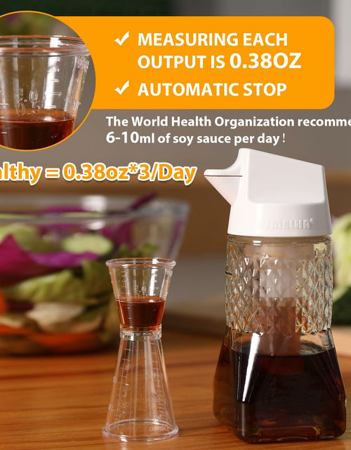 Load image into Gallery viewer, SMELHA Glass Olive Oil Dispenser Vinegar Bottle 9.2oz 270ml BPA Free Leakproof
