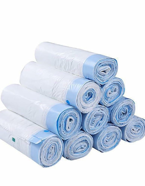 Load image into Gallery viewer, RatnaKetu 4 Gallon Drawstring Trash Bags Thick Strong Unscented 80 Count
