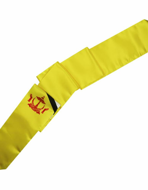 Load image into Gallery viewer, SNUWITH Brunei Flag Graduation Sash Double Sided 180x13cm
