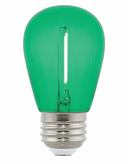 Load image into Gallery viewer, Westinghouse 2W S14 Green Filament LED Light Bulb Medium Base
