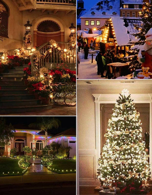 Load image into Gallery viewer, Brightown C9 LED Christmas String Lights 33ft 50 LED Warm White 2 Pack

