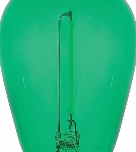 Westinghouse 2W S14 Green Filament LED Light Bulb Medium Base