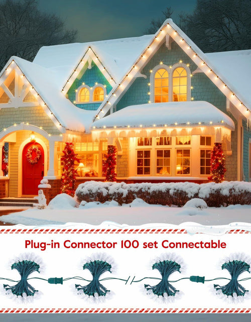 Load image into Gallery viewer, Brightown C9 LED Christmas String Lights 33ft 50 LED Warm White 2 Pack
