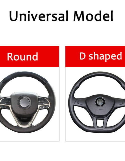 Load image into Gallery viewer, Bling Soft Leather Steering Wheel Cover Colorful Rhinestones 15 Inch

