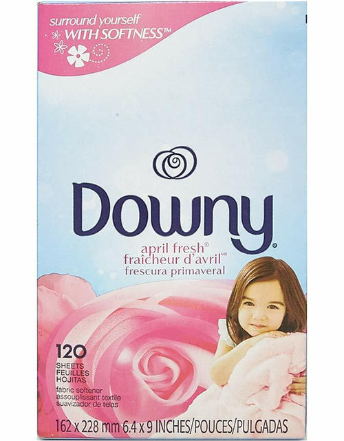 Load image into Gallery viewer, Downy April Fresh Fabric Softener Dryer Sheets 120 Count
