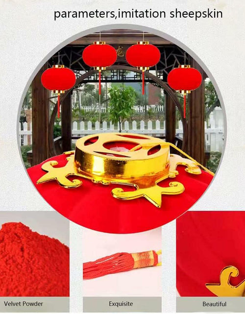 Load image into Gallery viewer, Yuumluo Red Lanterns 16 Pcs Mini Plastic Hanging Lanterns 1.97"x2.17"
