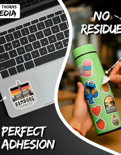 Load image into Gallery viewer, Hamburg Germany Travel Sticker 4 Inch Waterproof Vinyl Decal Durable
