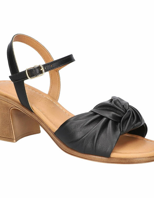 Load image into Gallery viewer, Bella Vita Women's Ave-Italy Heeled Sandal Black Italian Leather Size 10 Narrow
