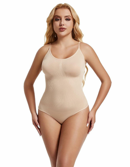 Load image into Gallery viewer, DEQIN Womens Seamless Tummy Control Full Body Shaper Jumpsuit Size Medium
