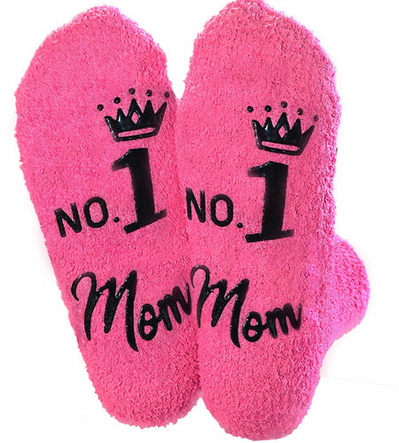Ao Yee ZGL Mother's Day Gift Socks for Women Pink Size L