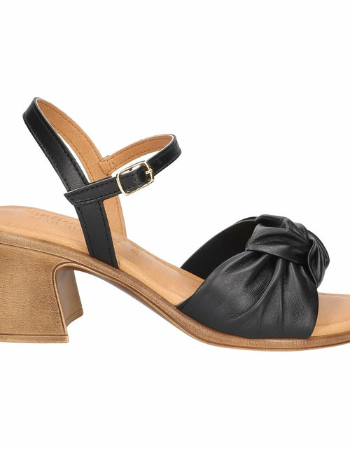 Load image into Gallery viewer, Bella Vita Women's Ave-Italy Heeled Sandal Black Italian Leather Size 10 Narrow
