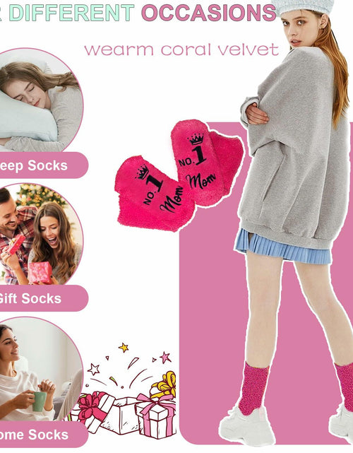 Load image into Gallery viewer, Ao Yee ZGL Mother's Day Gift Socks for Women Pink Size L
