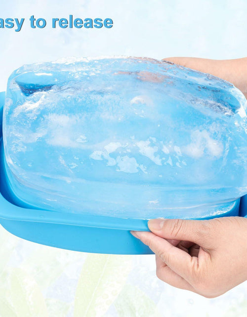 Load image into Gallery viewer, Foldable Ice Bath Mold Silicone Ice Block Chiller 3 Pack 22.2LB Total
