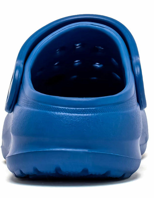 Load image into Gallery viewer, WOUEOI Toddler Garden Shoes Cartoon Slides Sandals Clogs Sapphire Size 9

