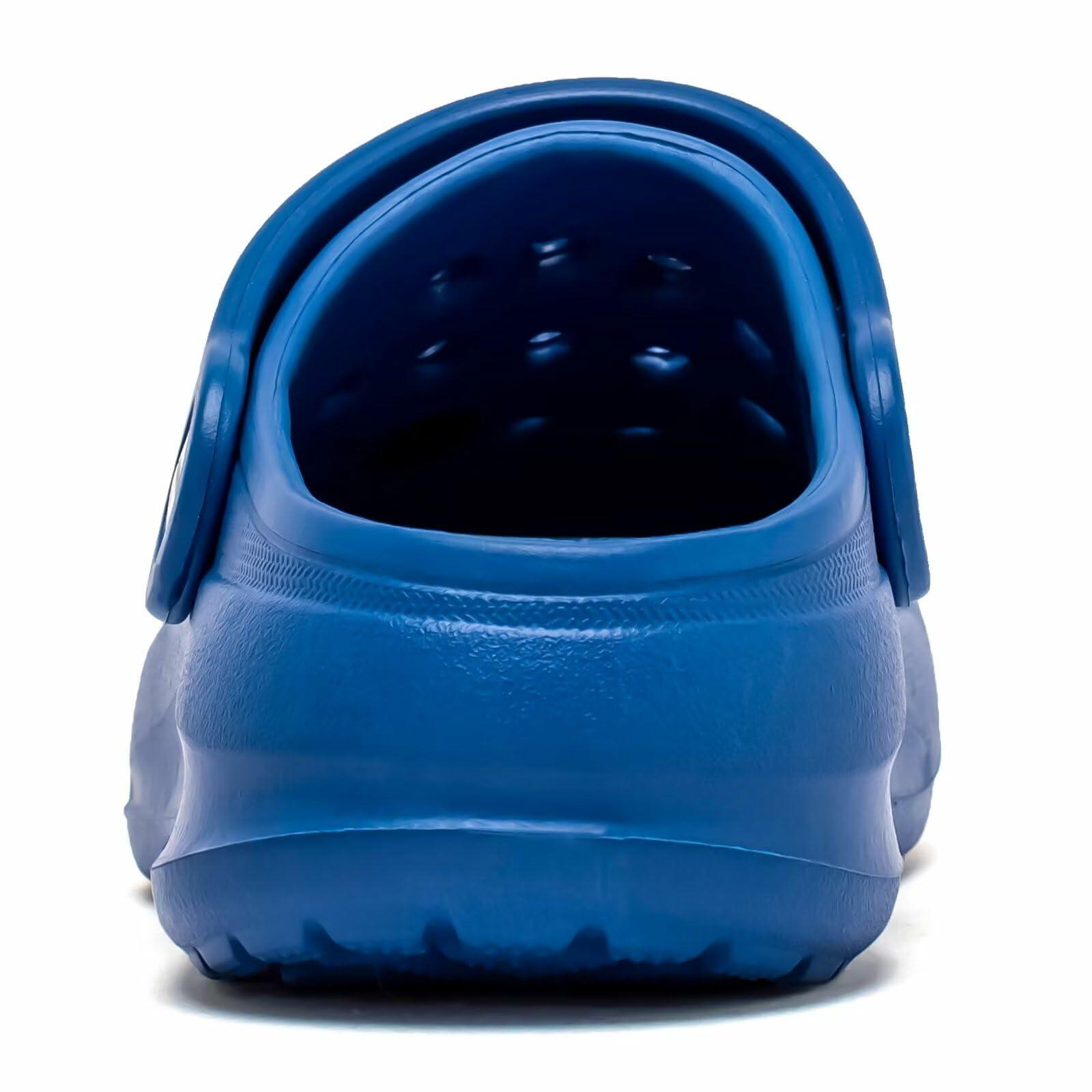 WOUEOI Toddler Garden Shoes Cartoon Slides Sandals Clogs Sapphire Size 9