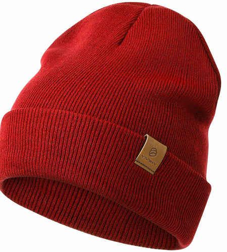 YANIKY Unisex Acrylic Beanie Hat Winter Knit Pink One Size
