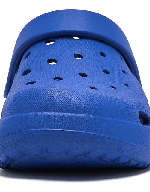 Load image into Gallery viewer, WOUEOI Toddler Garden Shoes Cartoon Slides Sandals Clogs Sapphire Size 9
