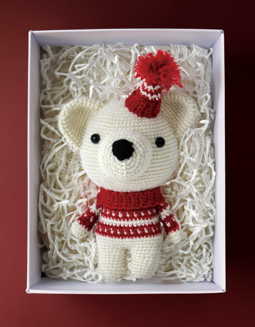 Load image into Gallery viewer, Amigurumi Crochet Kit for Adults Intermediate DIY Craft Bear with Materials
