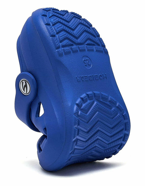 Load image into Gallery viewer, WOUEOI Toddler Garden Shoes Cartoon Slides Sandals Clogs Sapphire Size 9
