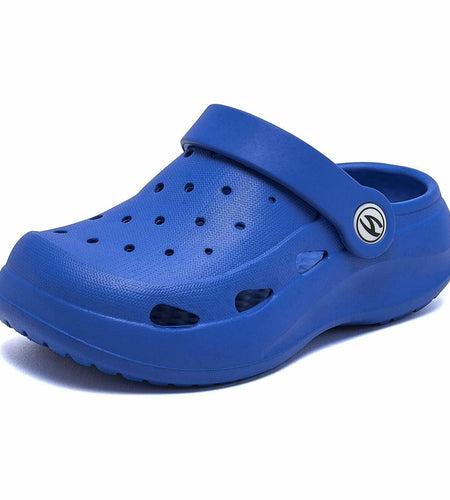 WOUEOI Toddler Garden Shoes Cartoon Slides Sandals Clogs Sapphire Size 9