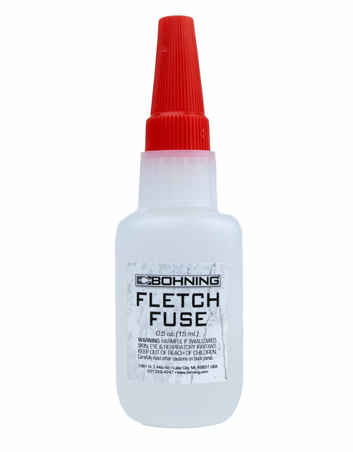 Load image into Gallery viewer, Bohning Fletch Fuse Instant Glue 1/2 oz Clear Adhesive for Archery
