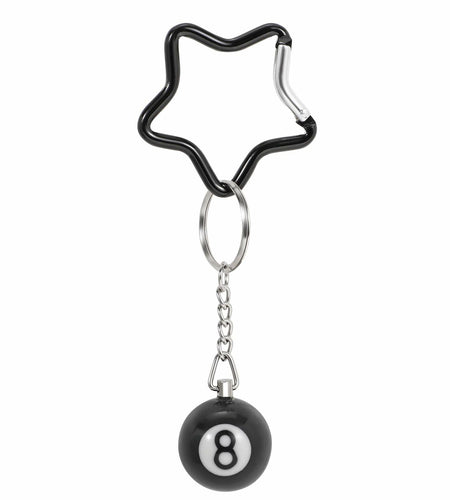 TRIWORKS Keychain Star Heart Pink Butterfly 8 Ball Dice Strawberry Charm