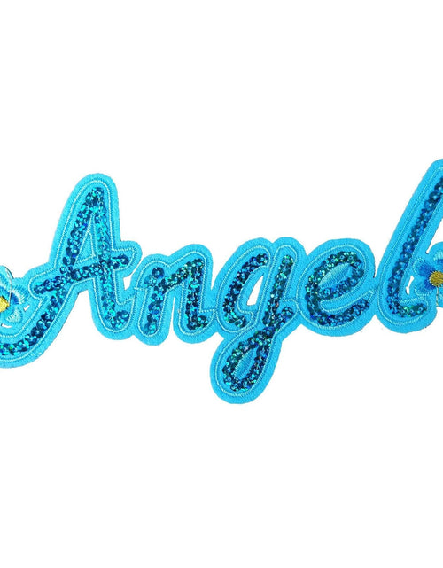 Load image into Gallery viewer, Cute Fashion Big Letters Sequins Patch Angel Girl Bling Iron On Sew On

