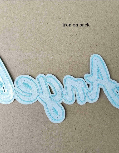 Load image into Gallery viewer, Cute Fashion Big Letters Sequins Patch Angel Girl Bling Iron On Sew On
