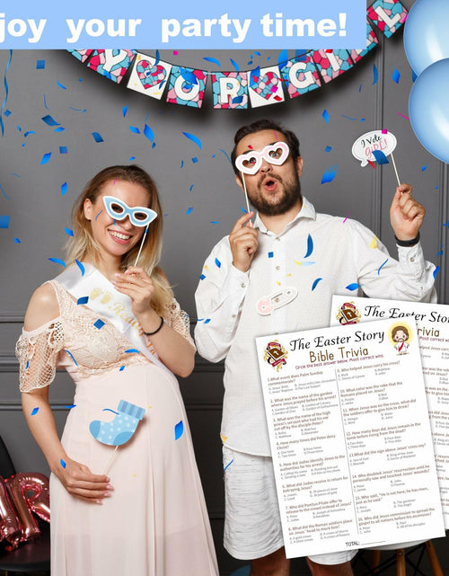 Load image into Gallery viewer, WeMaison Bible Game Cards 20 Pcs Christian Trivia Party Game A02

