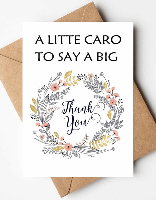 Load image into Gallery viewer, MINGUANGXIXSW Floral Thank You Cards with Kraft Envelopes 8.5x5.5 Inch
