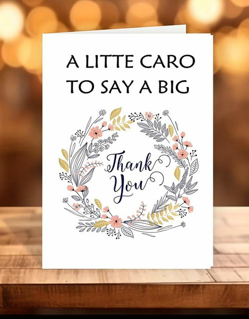 Load image into Gallery viewer, MINGUANGXIXSW Floral Thank You Cards with Kraft Envelopes 8.5x5.5 Inch

