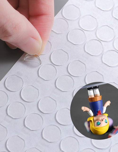 Load image into Gallery viewer, Adhesive Stick Dots Two-Sided Mounting Putty 0.4"x0.4" 600pcs Clear
