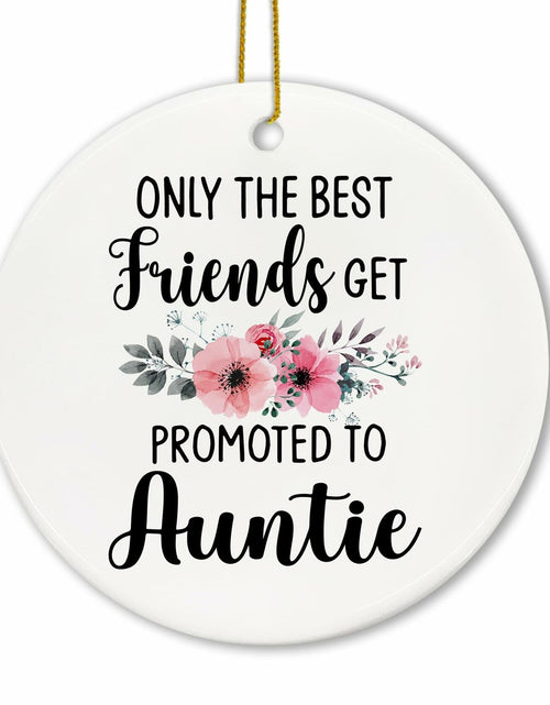 Load image into Gallery viewer, Voatok Promoted to Auntie Ornament Pregnancy Announcement Gift Decor
