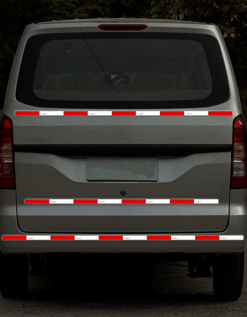 Load image into Gallery viewer, LANZMYAN Reflective Safety Tape 2in x 65ft Red White Waterproof Outdoor
