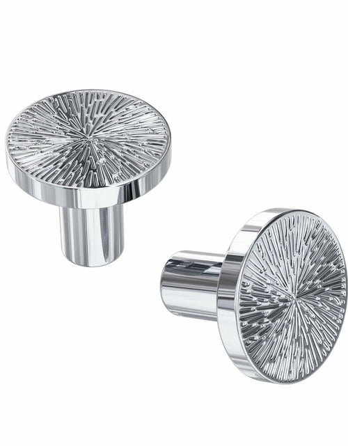 Load image into Gallery viewer, Rergy 10 Pack Silver Zinc Alloy Drawer Knobs Cabinet Pulls Decorative Hardware

