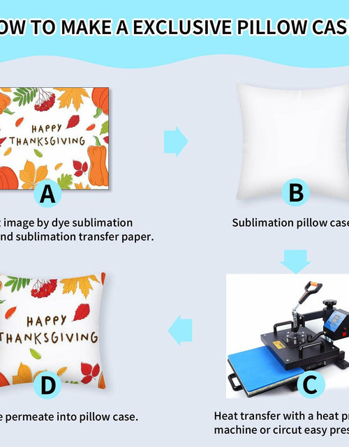 Load image into Gallery viewer, OLSUNOR 16 Pack 17.7"x17.7" White Sublimation Pillow Covers for DIY &amp; Crafts
