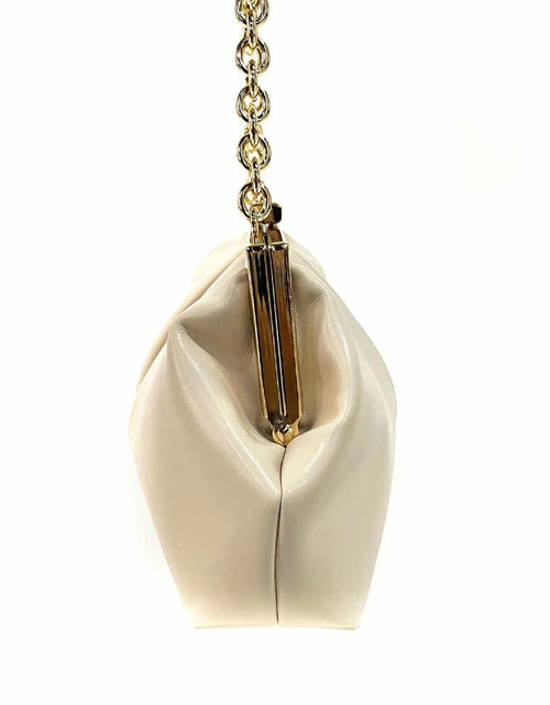 Load image into Gallery viewer, JRNDNIUO PU Leather Beige Clutch Purse Evening Bag for Women
